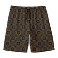 Gold Clover St. Patrick's Day Print Men's Swim Trunks