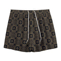 Gold Clover St. Patrick's Day Print Mesh Shorts