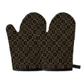 Gold Clover St. Patrick's Day Print Oven Mitts