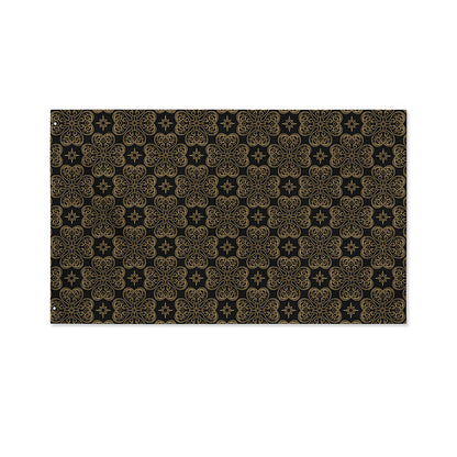 Gold Clover St. Patrick's Day Print Polyester Flag