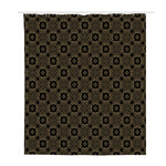 Gold Clover St. Patrick's Day Print Polyester Shower Curtain