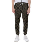 Gold Clover St. Patrick's Day Print Scuba Joggers