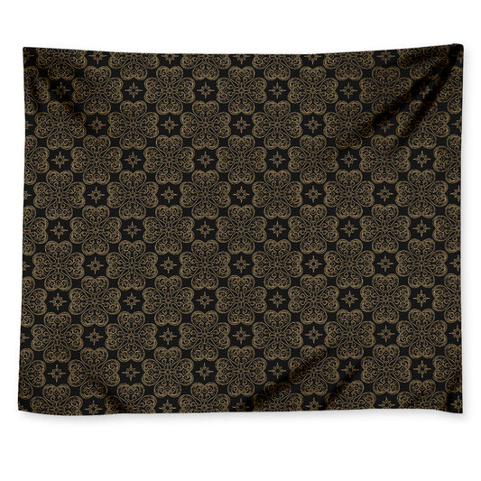 Gold Clover St. Patrick's Day Print Tapestry
