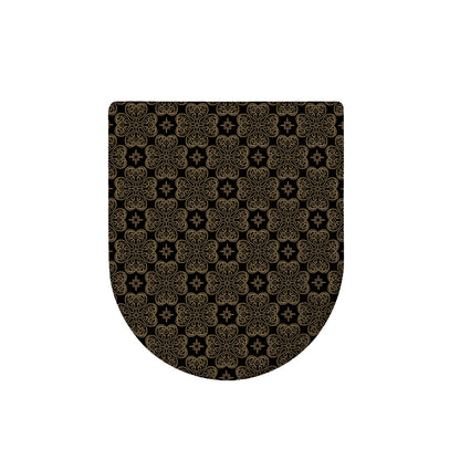 Gold Clover St. Patrick's Day Print Toilet Lid Cover