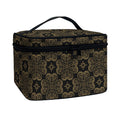 Gold Clover St. Patrick's Day Print Travel Makeup Bag