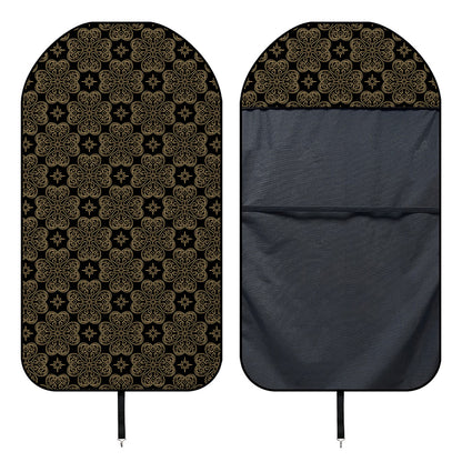 Gold Clover St. Patrick's Day Print Waterproof Car Seat Cover