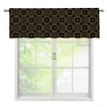 Gold Clover St. Patrick's Day Print Window Valance
