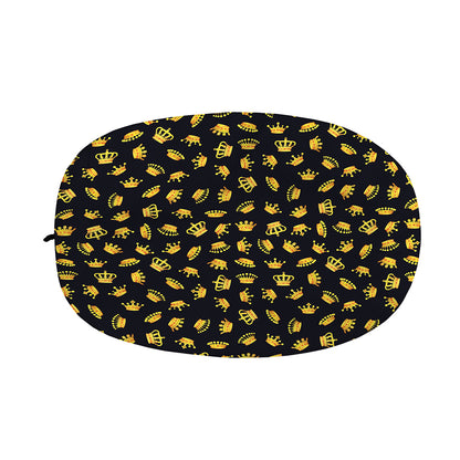 Gold Crown Pattern Print Car Side Mirror Covers