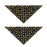 Gold Crown Pattern Print Dog Bandana