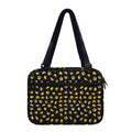 Gold Crown Pattern Print Double Strap Bible Bag