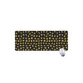 Gold Crown Pattern Print Extended Mouse Pad