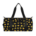 Gold Crown Pattern Print Gym Bag