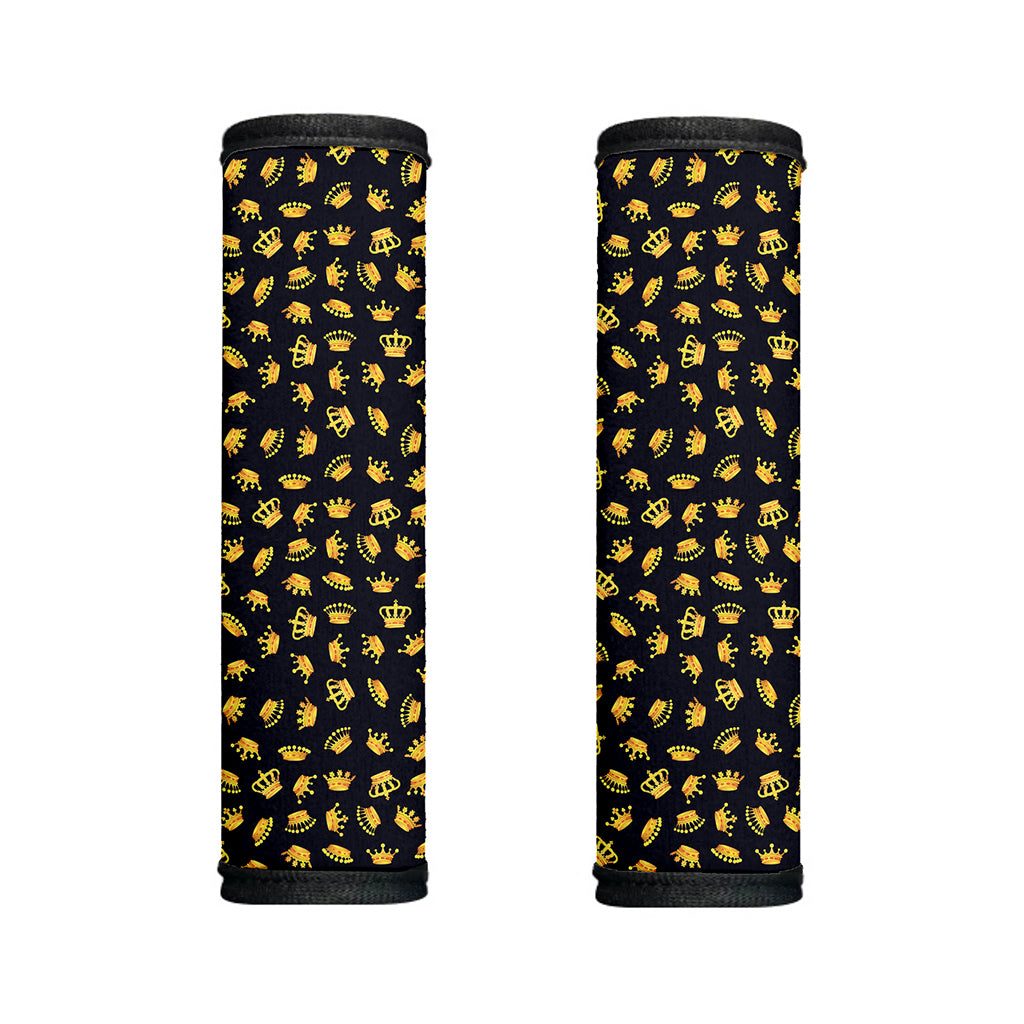Gold Crown Pattern Print Handle Covers