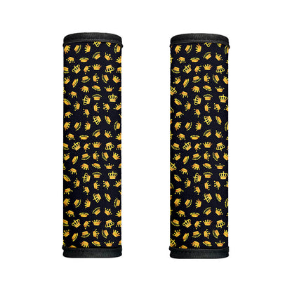 Gold Crown Pattern Print Handle Covers