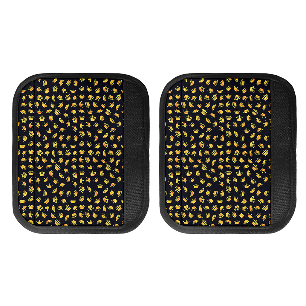 Gold Crown Pattern Print Handle Covers