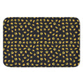 Gold Crown Pattern Print Indoor Door Mat