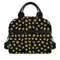 Gold Crown Pattern Print Insulated Lunch Bag