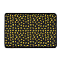 Gold Crown Pattern Print Kitchen Mat