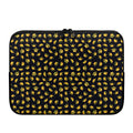Gold Crown Pattern Print Laptop Sleeve
