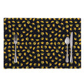 Gold Crown Pattern Print Placemat