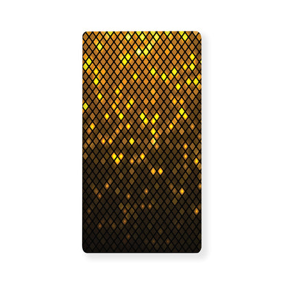 Gold Disco Lights Pattern Print Baby Crib Sheet
