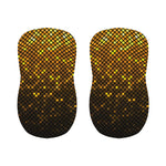 Gold Disco Lights Pattern Print Bar Stool Covers