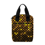 Gold Disco Lights Pattern Print Bible Tote Bag