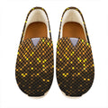 Gold Disco Lights Pattern Print Casual Shoes
