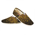 Gold Disco Lights Pattern Print Casual Shoes