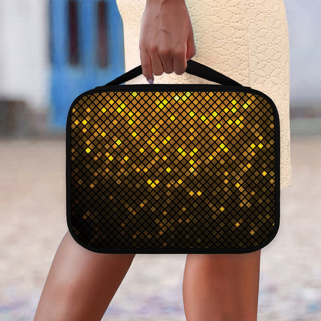 Gold Disco Lights Pattern Print Classic Bible Case