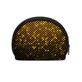 Gold Disco Lights Pattern Print Coin Purse