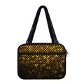 Gold Disco Lights Pattern Print Double Strap Bible Bag