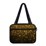 Gold Disco Lights Pattern Print Double Strap Bible Bag