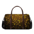 Gold Disco Lights Pattern Print Duffel Bag