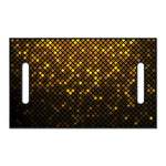 Gold Disco Lights Pattern Print Golf Cart Seat Cover