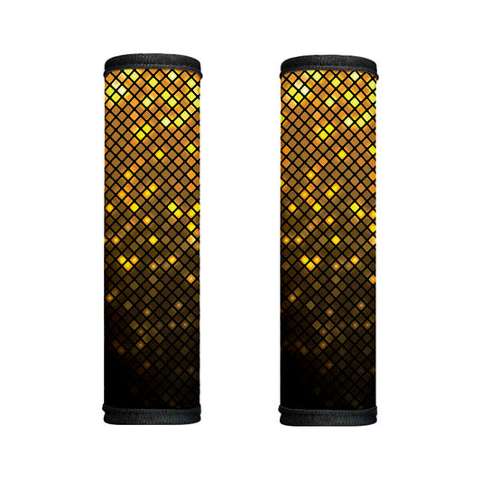 Gold Disco Lights Pattern Print Handle Covers