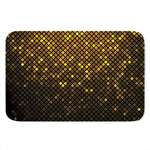 Gold Disco Lights Pattern Print Indoor Door Mat