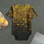 Gold Disco Lights Pattern Print Men's Bodysuit