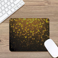 Gold Disco Lights Pattern Print Mouse Pad