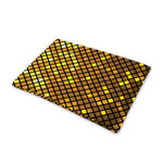 Gold Disco Lights Pattern Print Pet Cooling Mat Cover