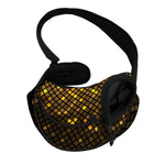 Gold Disco Lights Pattern Print Pet Sling Carrier