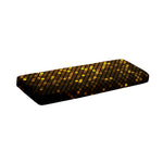 Gold Disco Lights Pattern Print Piano Keyboard Cover