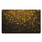 Gold Disco Lights Pattern Print Polyester Doormat