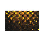 Gold Disco Lights Pattern Print Polyester Flag
