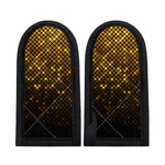 Gold Disco Lights Pattern Print Skillet Handle Cover