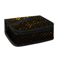 Gold Disco Lights Pattern Print Small Lunch Bag