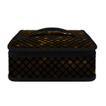 Gold Disco Lights Pattern Print Small Lunch Bag