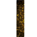 Gold Disco Lights Pattern Print Table Runner