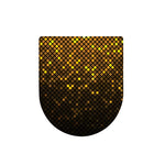 Gold Disco Lights Pattern Print Toilet Lid Cover