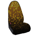 Gold Disco Lights Pattern Print Waterproof Car Seat Cover